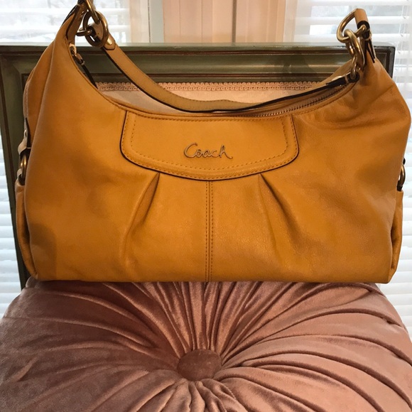 Coach Bags Authenticcoachmustard Yellow Purse Poshmark